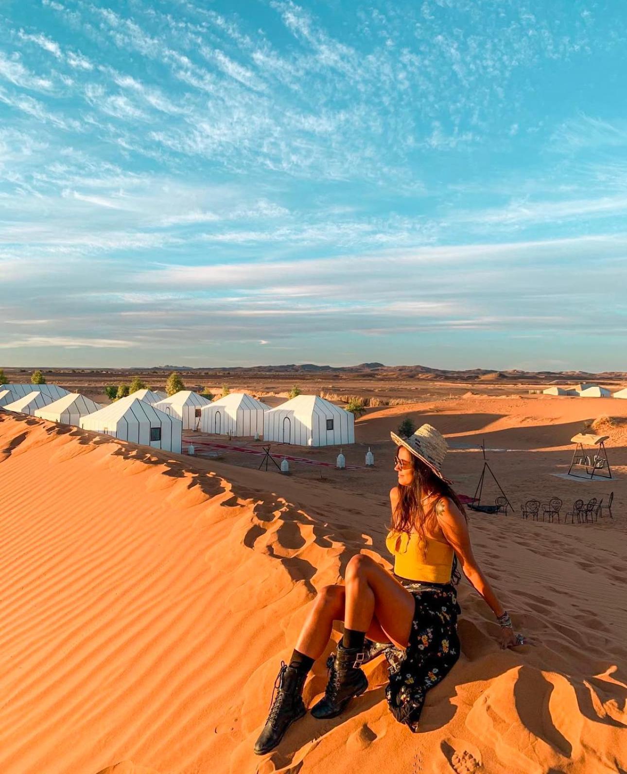 Sahara Vibes Luxury Camp Villa Merzouga Exterior foto